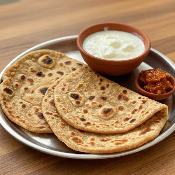 2 Parantha + Yogurt + Pickle Combo 6